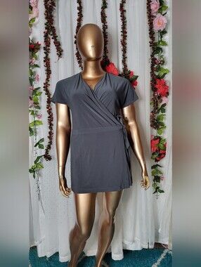 Emma & Michele Grey l Wrap Skort